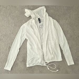 South Moon Under White Hooded Jacket